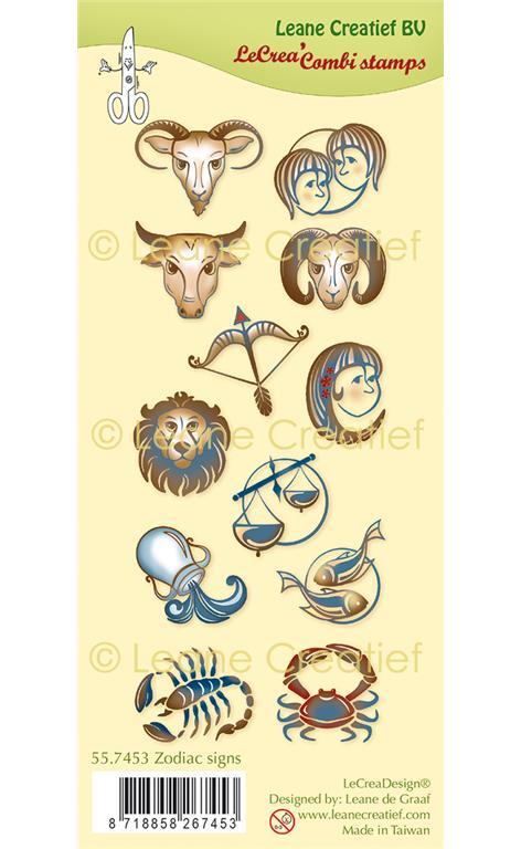 CLEAR STAMP ZODIAK SIGNS