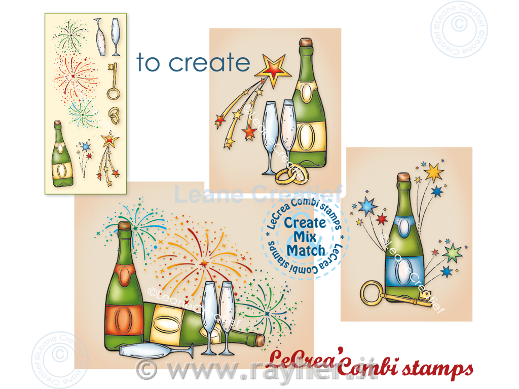 Timbro LeCreaDesign: Fuochi d'artificio