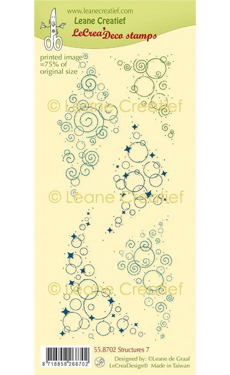 Clear stamp: Structure, bubbles