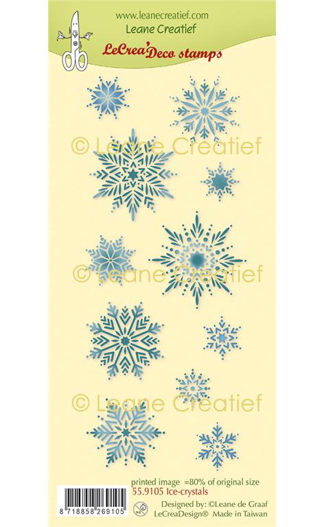 Clear stamp: Snowflakes