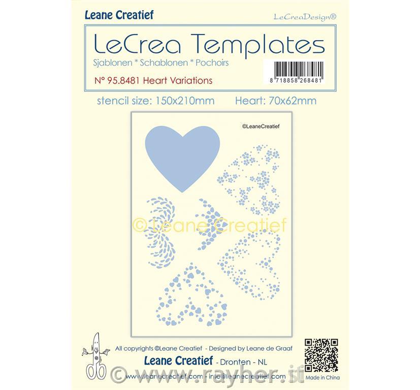 Stencil: Heart variations