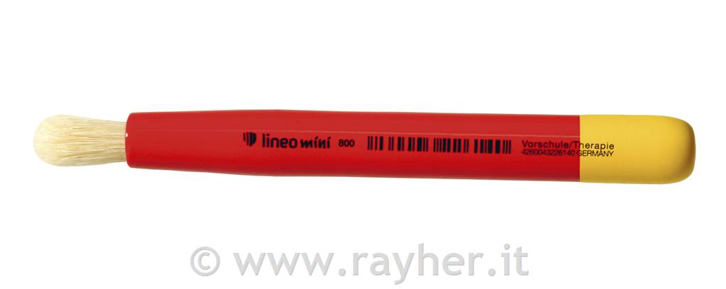 Pennello Lineo 800 minisetola, manico corto