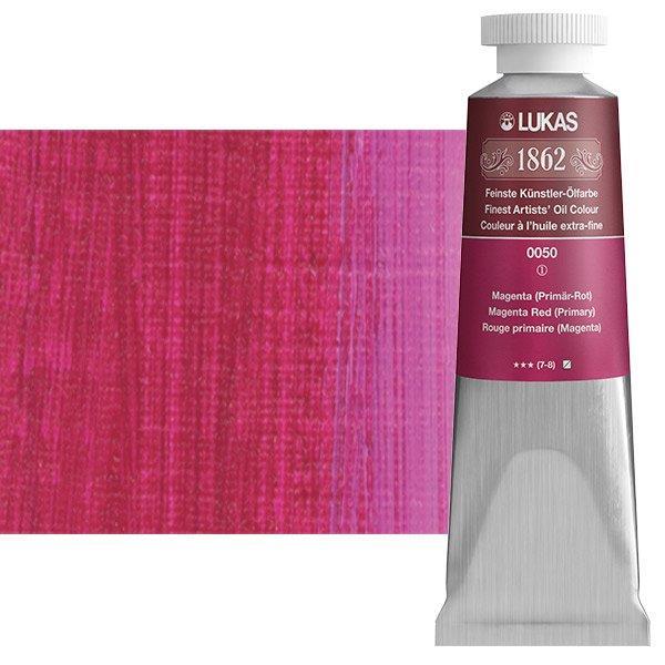 Lukas 1862 PRO oljna barva 37 ml Magenta Red (Primary)