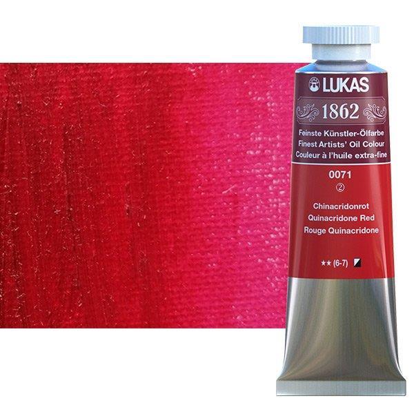 Lukas 1862 PRO oljna barva 37 ml Quinacridone Red