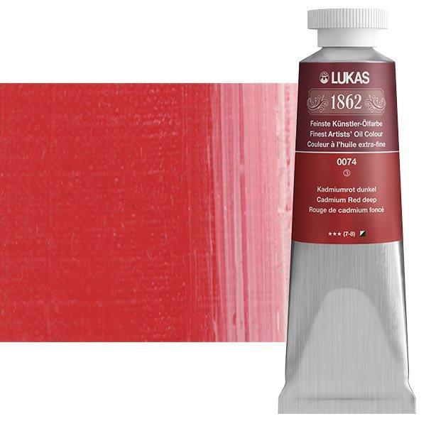 Lukas 1862 PRO pittura ad olio 37 mlCadmium Red Deep