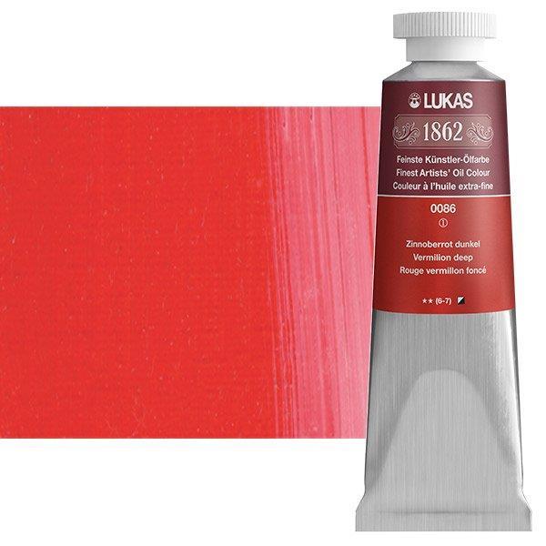 Lukas 1862 PRO pittura ad olio 37 mlVermillon Deep