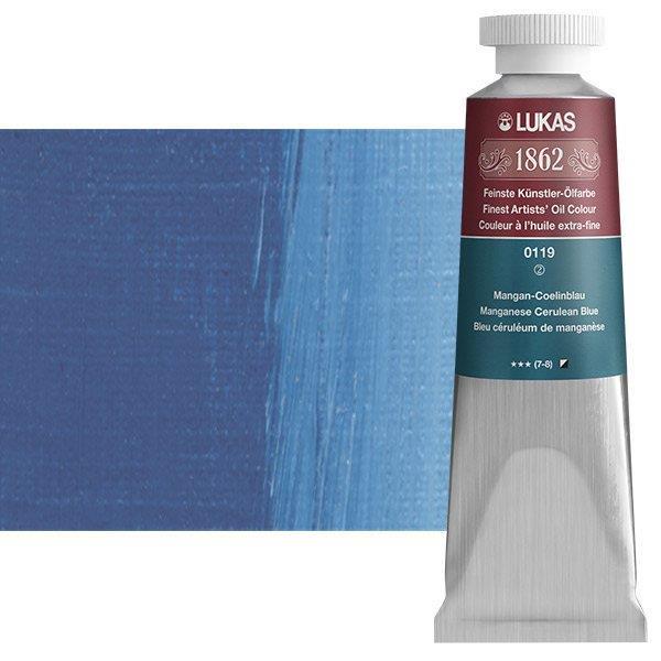 Lukas 1862 PRO pittura ad olio 37 mlMangan Cerulean Blue