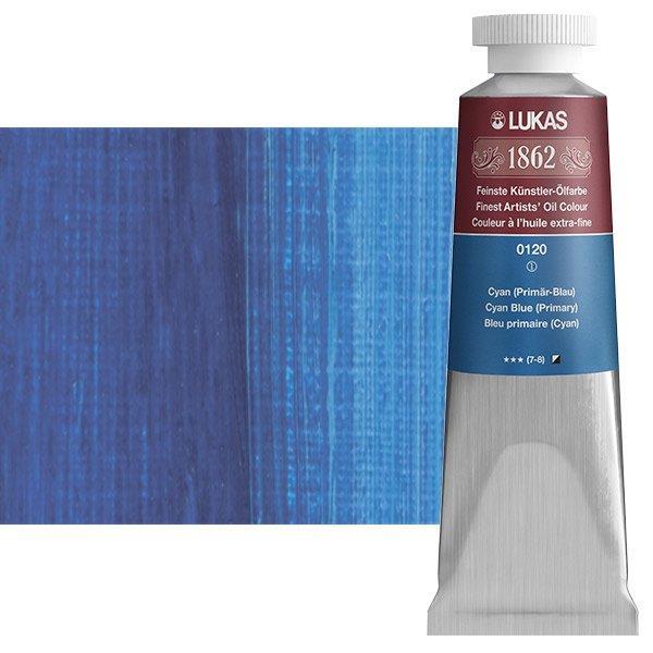Lukas 1862 PRO oljna barva 37 ml Cyan Blue (Primary)