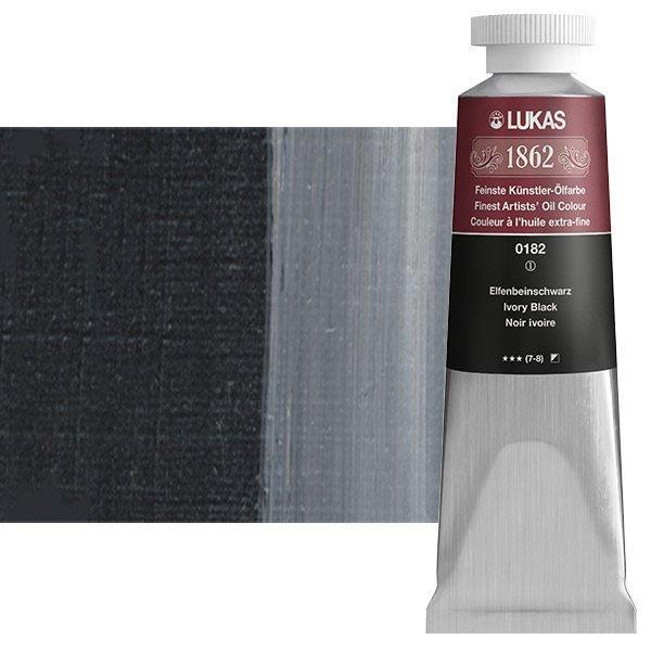 Lukas 1862 PRO pittura ad olio 37 mlIvory Black