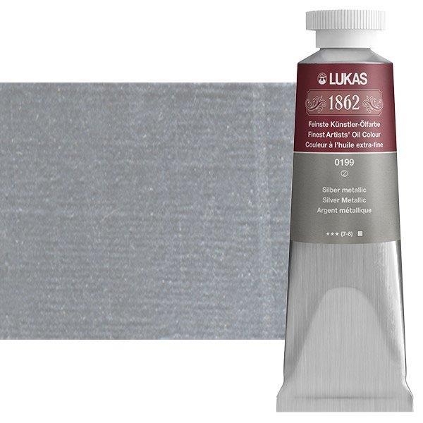 Lukas 1862 PRO pittura ad olio 37 mlSilver Metallic