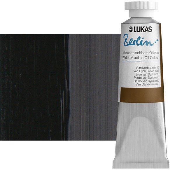 Lukas Berlin watermixable oil 37 mlVanDyck Brown (Hue)