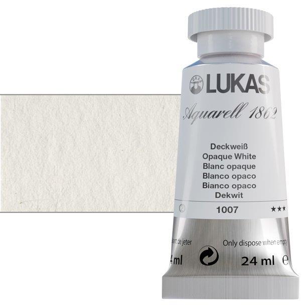 LUKAS AQUARELL 1862 OPAQUE WHITE24 ml