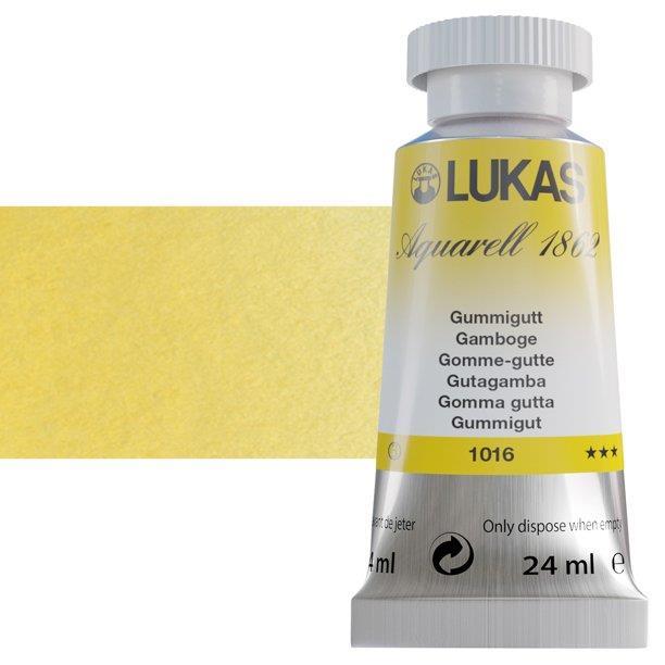 Lukas 1862 PRO akvarelna barva 24ml Gamboge