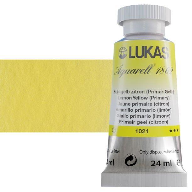 Lukas 1862 PRO Acquerelli 24 mlLemon Yellow (Primary)