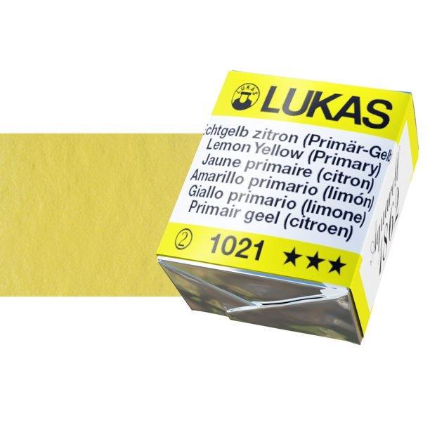 Lukas 1862 PRO akvarelna barva tabletka Lemon Yellow (Primary)
