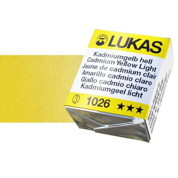 Lukas 1862 PRO Acquerelli 1/2 panCadmium Yellow Light
