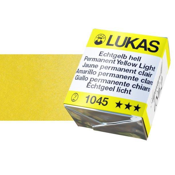 Lukas 1862 PRO Acquerelli 1/2 panPermanent Yellow Light