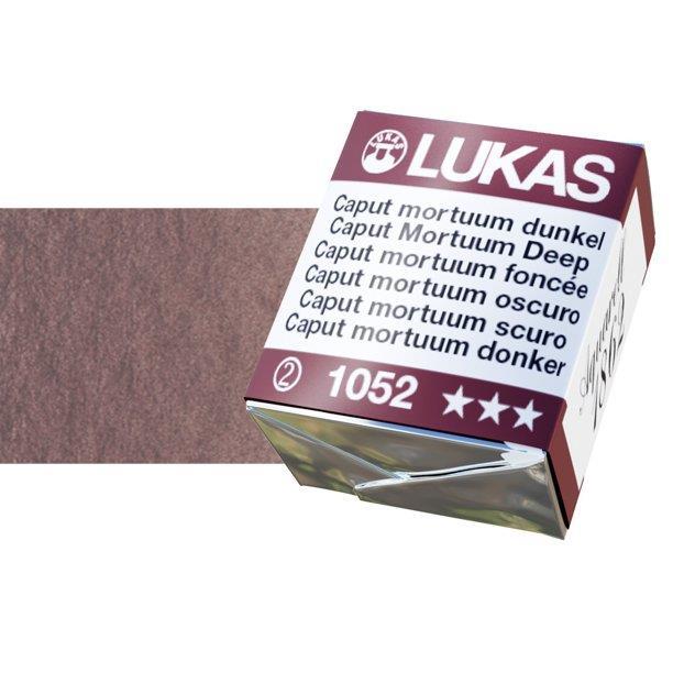 LUKAS AQUARELL 1862 CAPUT MORTUUM DEEP1/2 pan