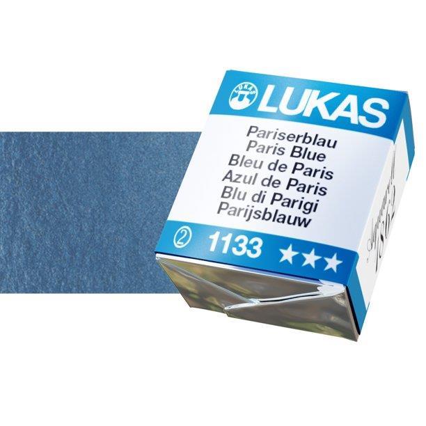 Lukas 1862 PRO akvarelna barva tabletka Paris Blue
