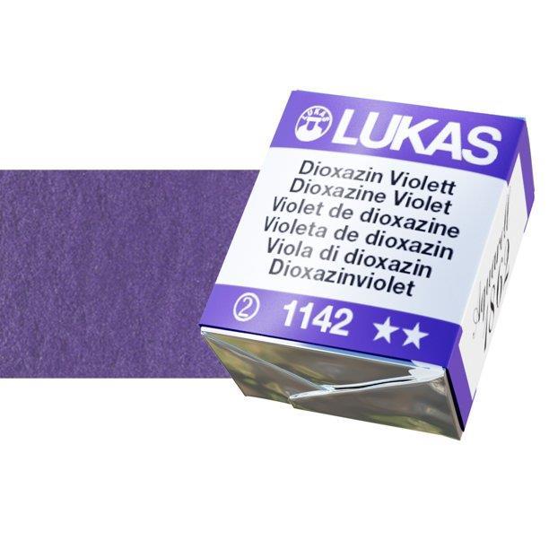 Lukas 1862 PRO akvarelna barva tabletka Dioxazine Violet