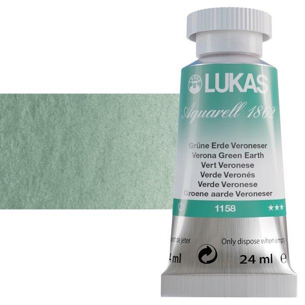 Lukas 1862 PRO Acquerelli 24 mlVerona Green Earth