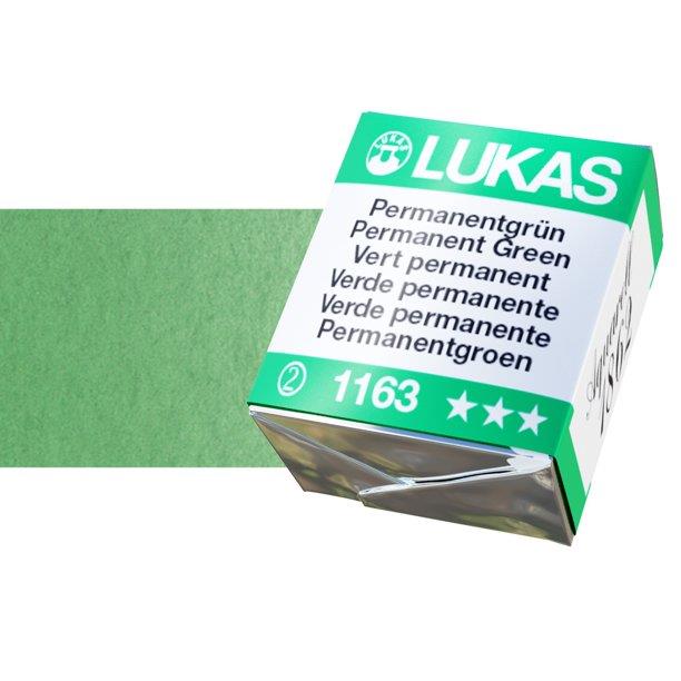 Lukas 1862 PRO Acquerelli 1/2 panPermanent Green
