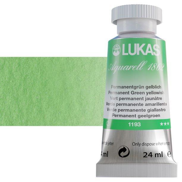 Lukas 1862 PRO Acquerelli 24 mlPermanent Green Yellow