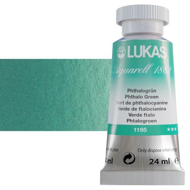 Lukas 1862 PRO Acquerelli 24 mlPhthalo Green
