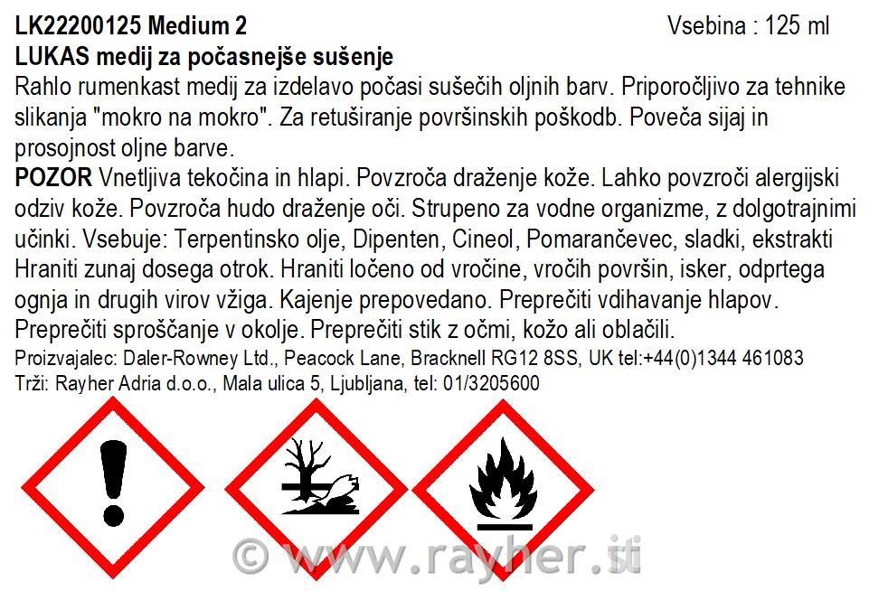 Lukas medium per un'asciugatura piulenta 125 ml