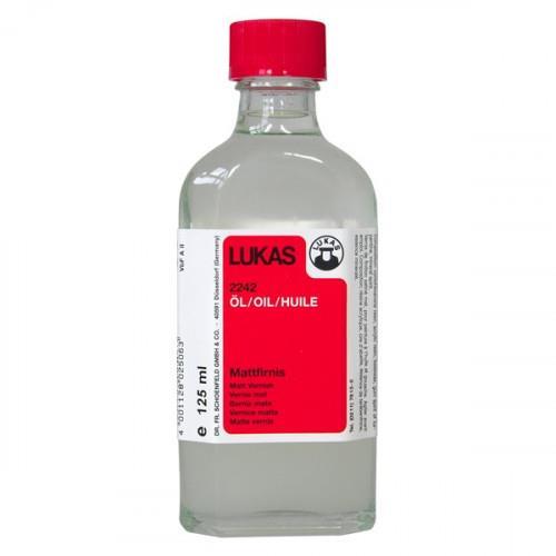 Lukas zaščitni lak mat 125 ml (oljne, tempera in gvaš barve)