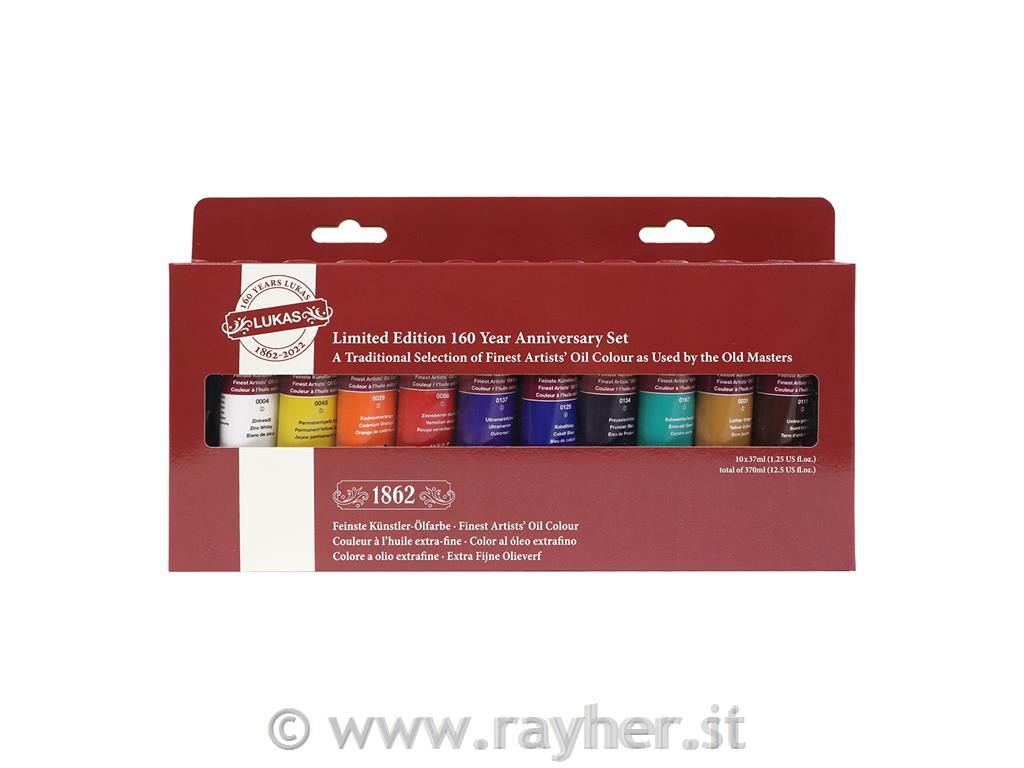 Lukas 1862 PRO oljne barve Masters set 10x37 ml
