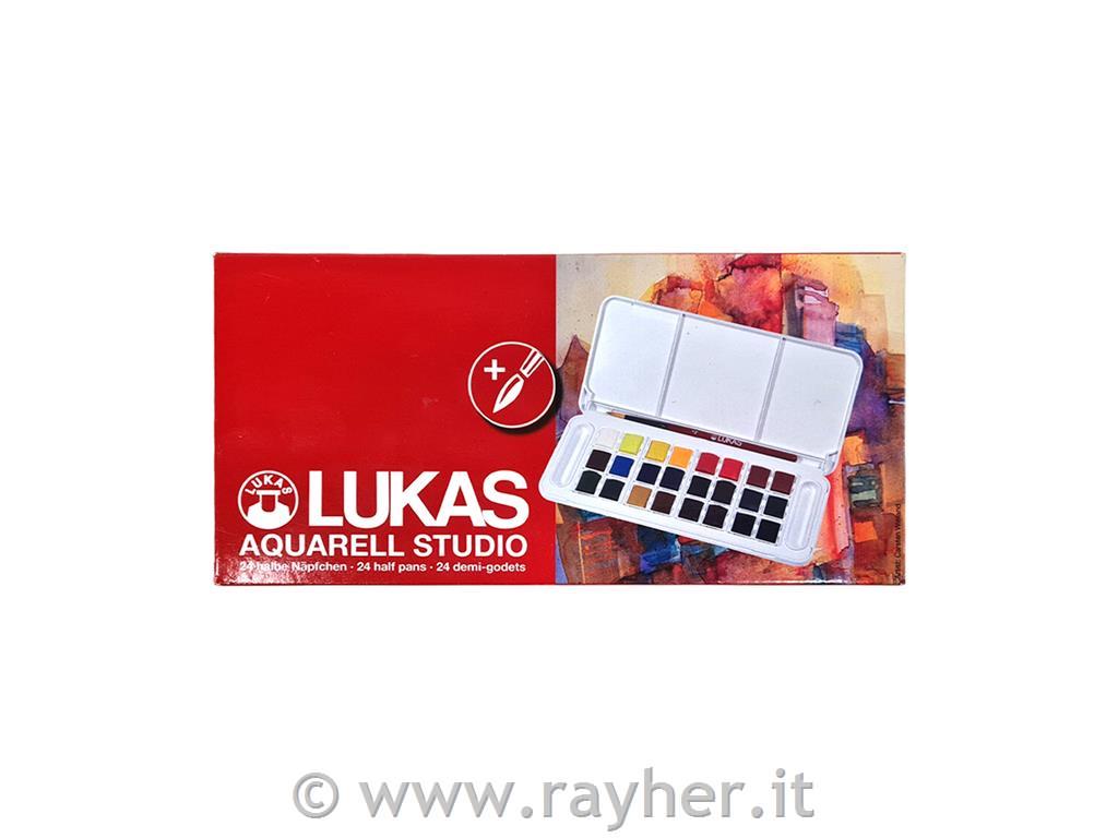 Lukas Studio Acquerelli 24 x1/2 panStudio Travel