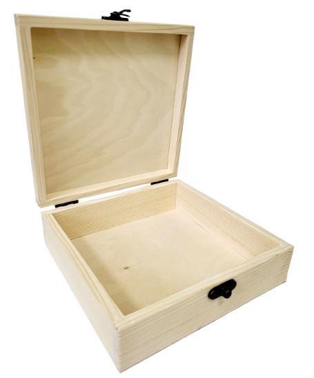 COFANETTO IN LEGNO 170X170MM