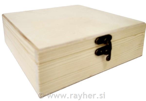 COFANETTO IN LEGNO 170X170MM