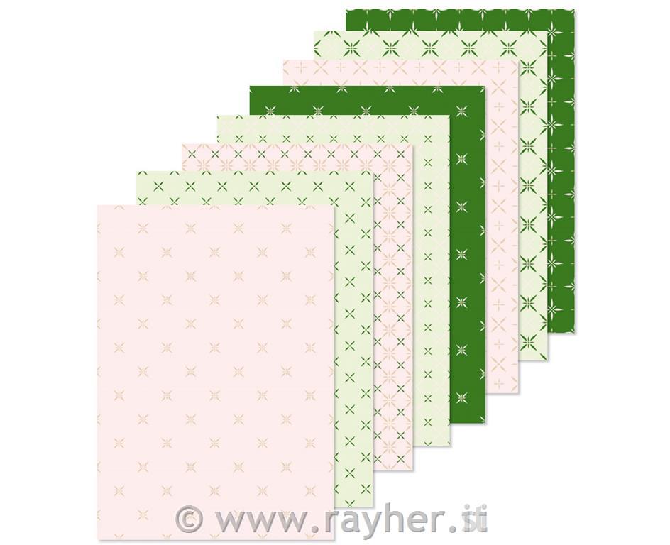 SET DI CARTA LEA'BILITIES ROSA&VERDE