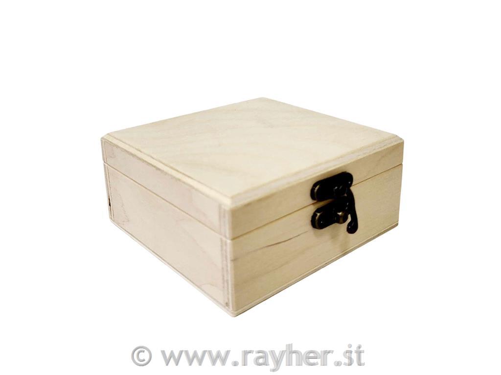 COFANETTO IN LEGNO 10X10CM