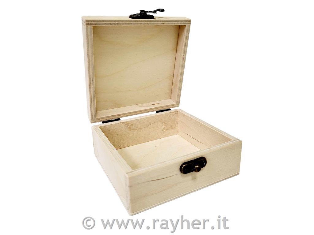 COFANETTO IN LEGNO 10X10CM