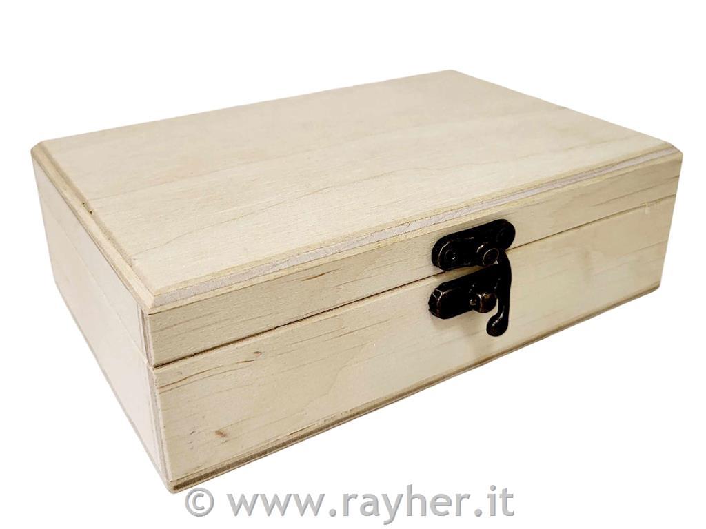 COFANETTO IN LEGNO 19,5X9,5CM