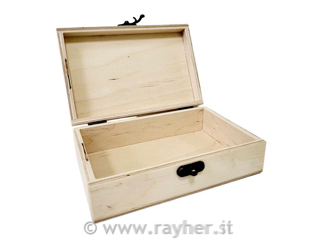 COFANETTO IN LEGNO 19,5X9,5CM