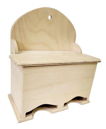 Lesena škatla za čaj z dvema razdelkoma