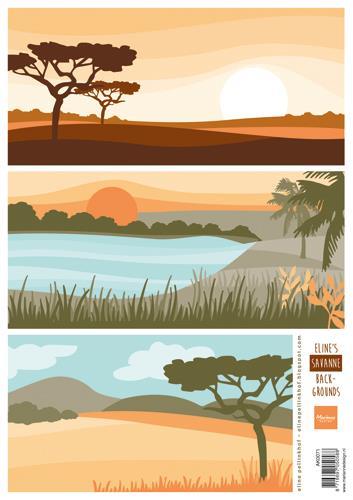 LIST S SLIČICAMI, PUŠČAVSKO OZADJE