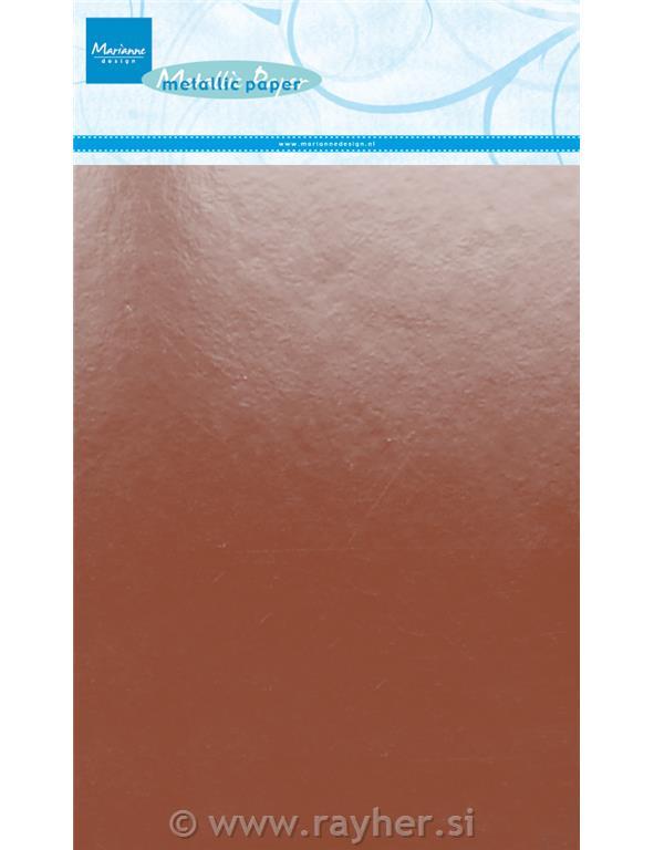 Metallic paper - Copper, 5 x A5