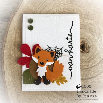 ŠABLONE MD COLLECTABLES, ELINE'S SIMPATIČNA LISICA