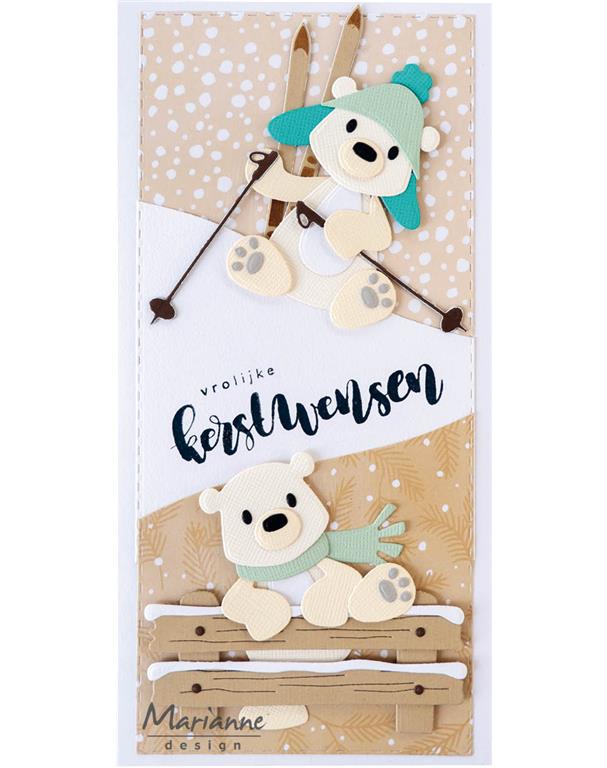 Fustella MD Collectable: CasettaCasa in una foresta invernale