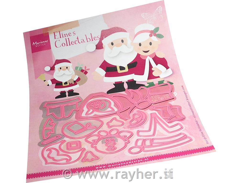 Collectable die: Santa & Mrs. Claus