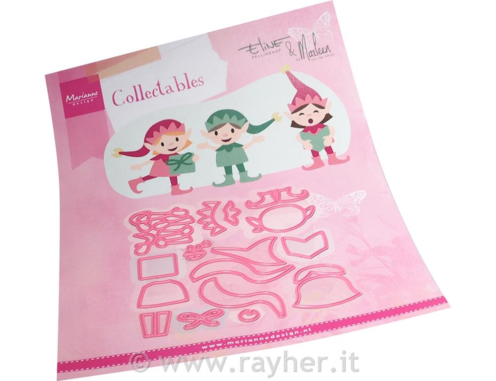 Fustella MD Collectable: Elfi di Natale