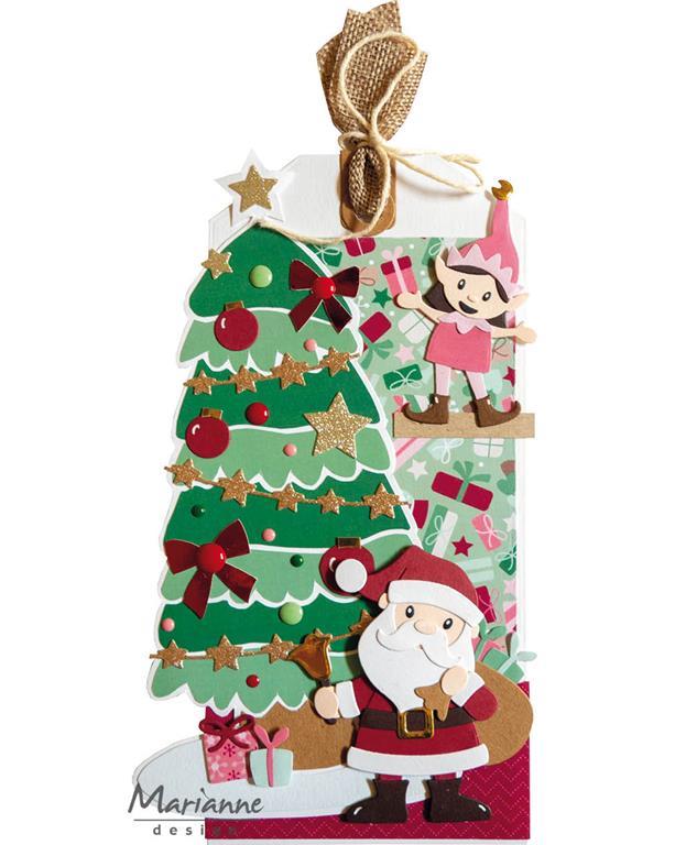 Fustella MD Collectable: Elfi di Natale