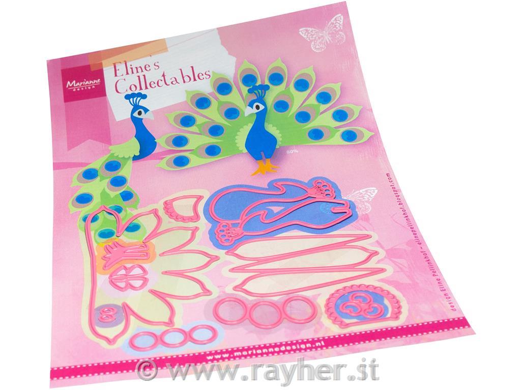 Collectable die: Peacock