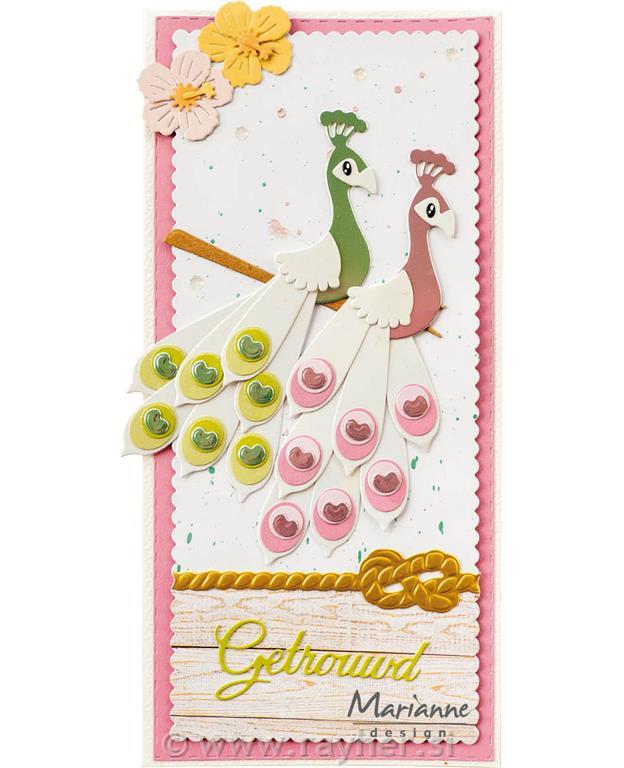 Collectable die: Peacock