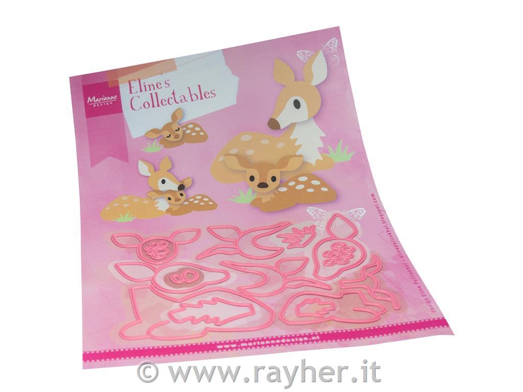 Šablona MD Collectable: Jelenja družina